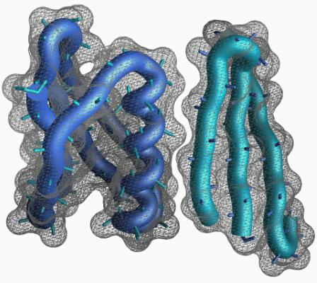 protein design model, Love Research Group. protein design illustration